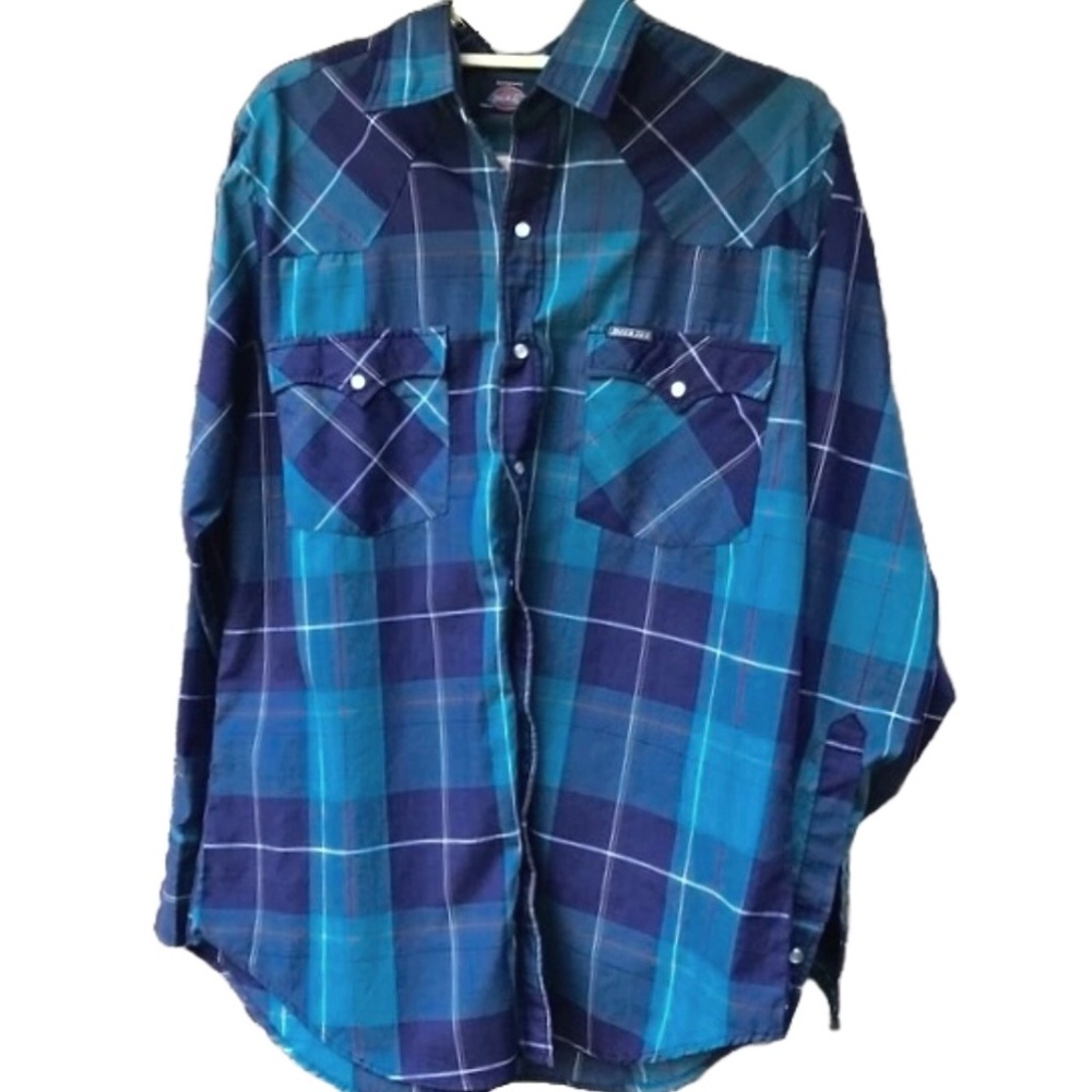 Dickies Long Sleeve Plaid Shirt